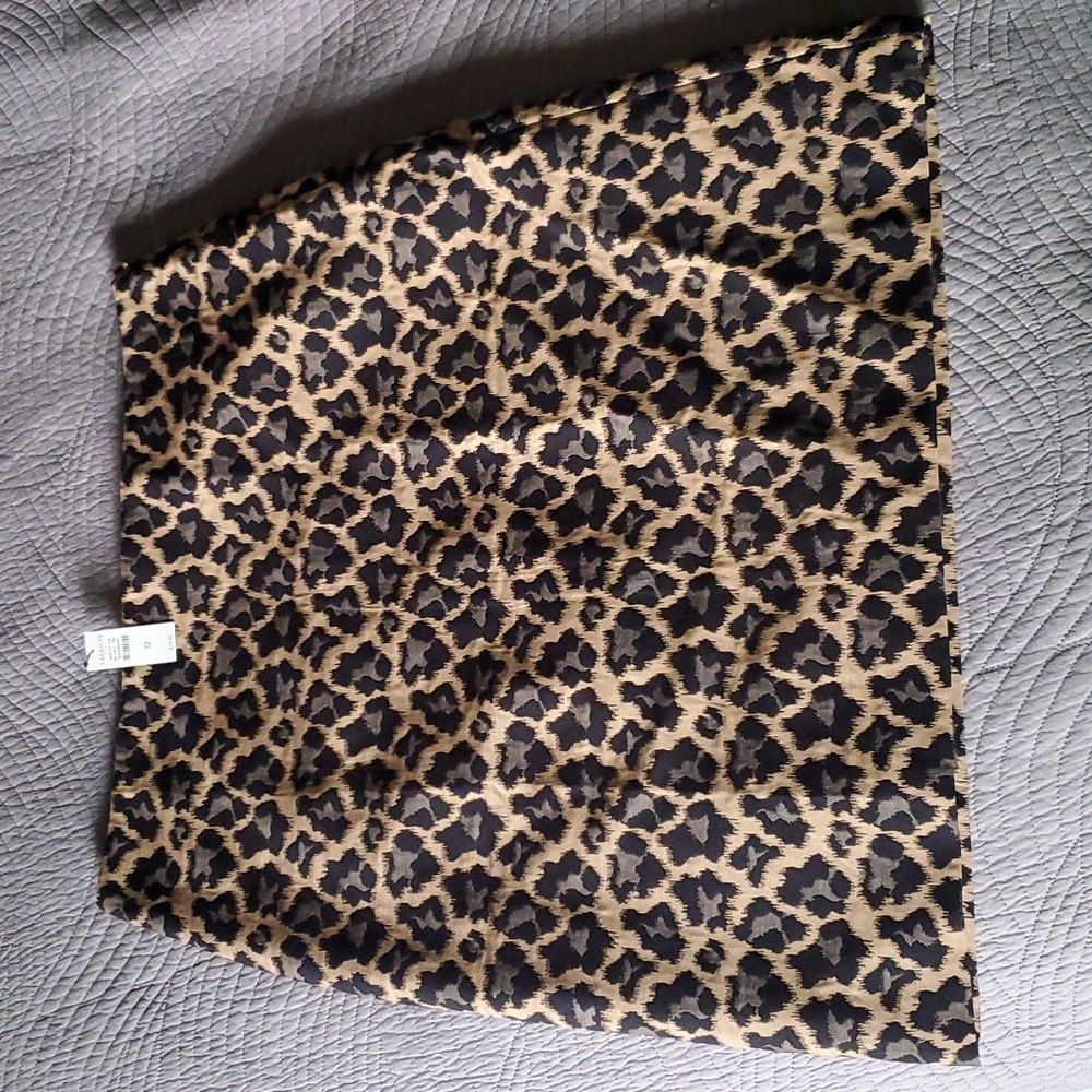 A-Line Animal Print Skirt